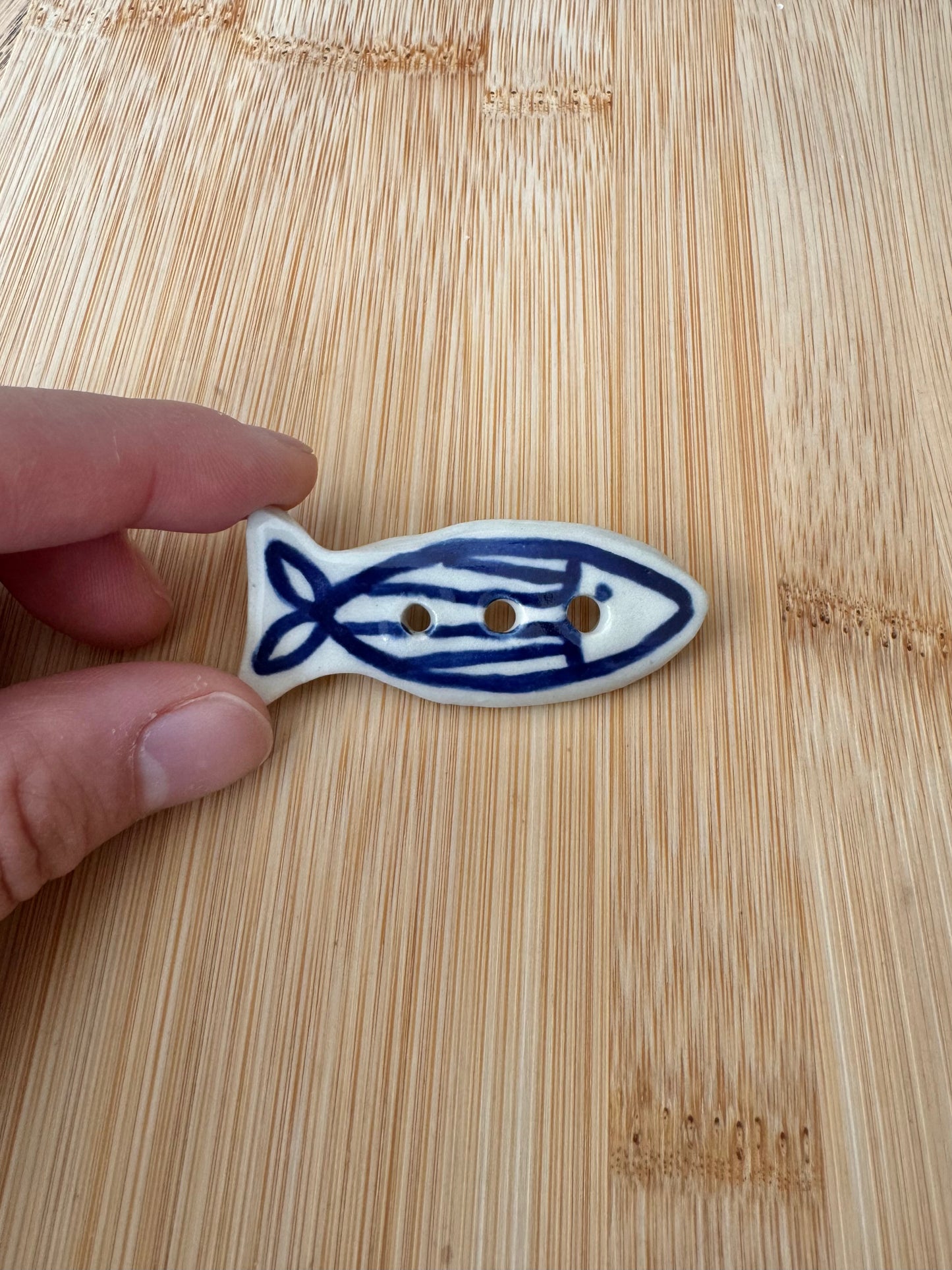 Blue Fishie Herb Stripper Magnet