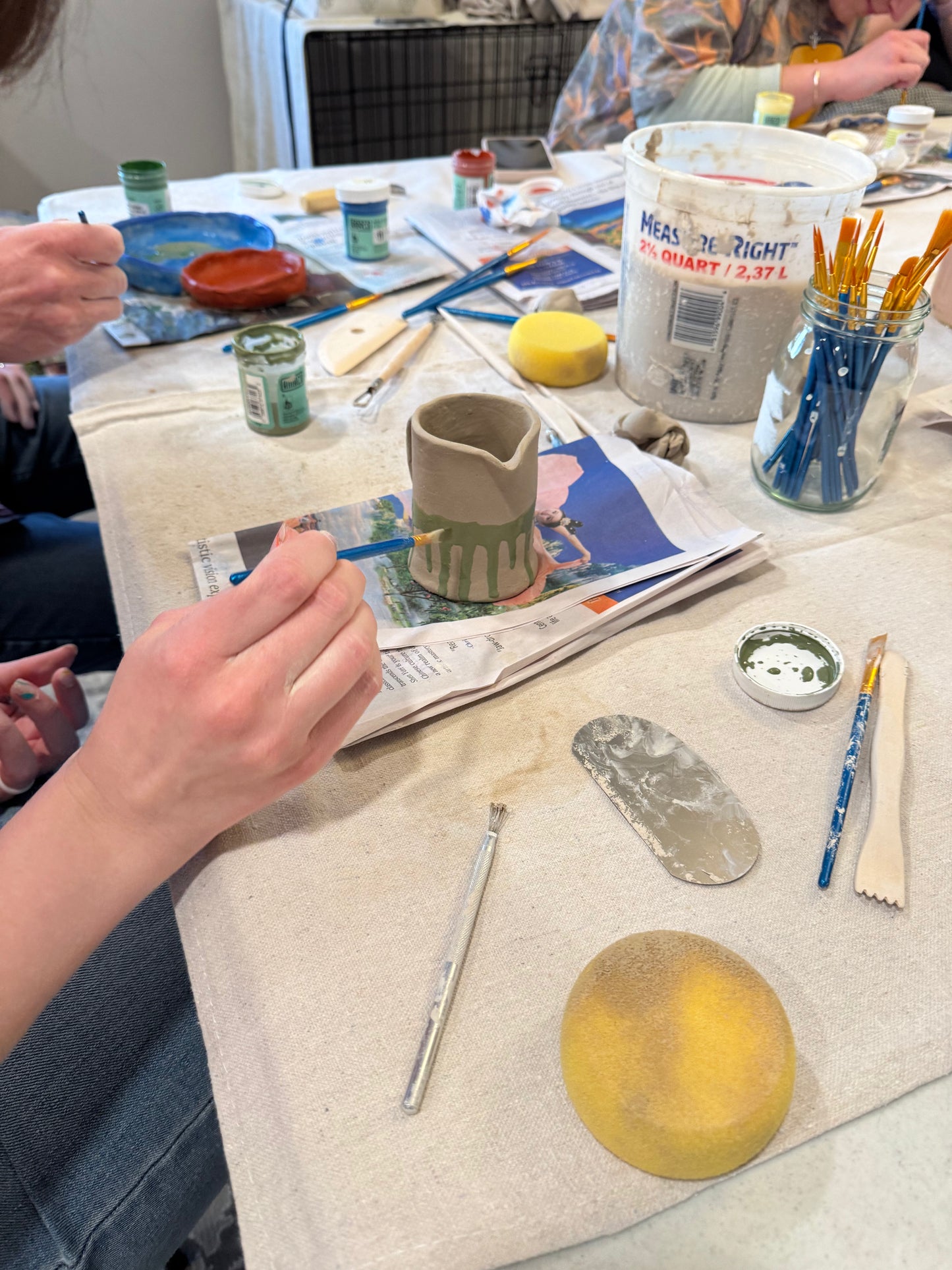 Hand Building Pottery Workshop